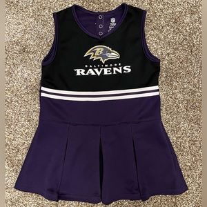 NFL Apparel Baltimore Ravens Girls Cheer Jumper Dress